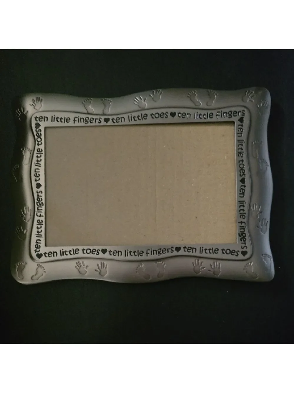 Malden Photo Picture Frame Lightweight Ten Little‎ Fingers Toes 3-1/2